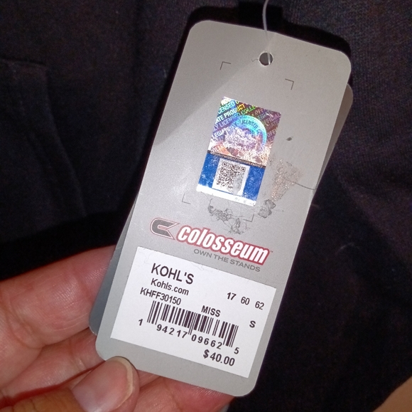 Mizzou Women's Size Small Zip Up Hoodie NEW - Picture 3 of 3